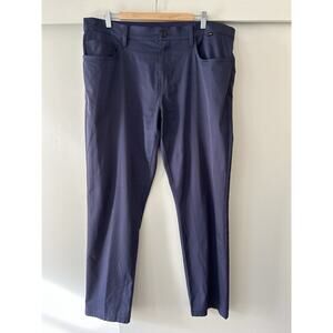 Travis Mathew Men's Navy Performance Golf Pants, Size 38x32, Lightweight